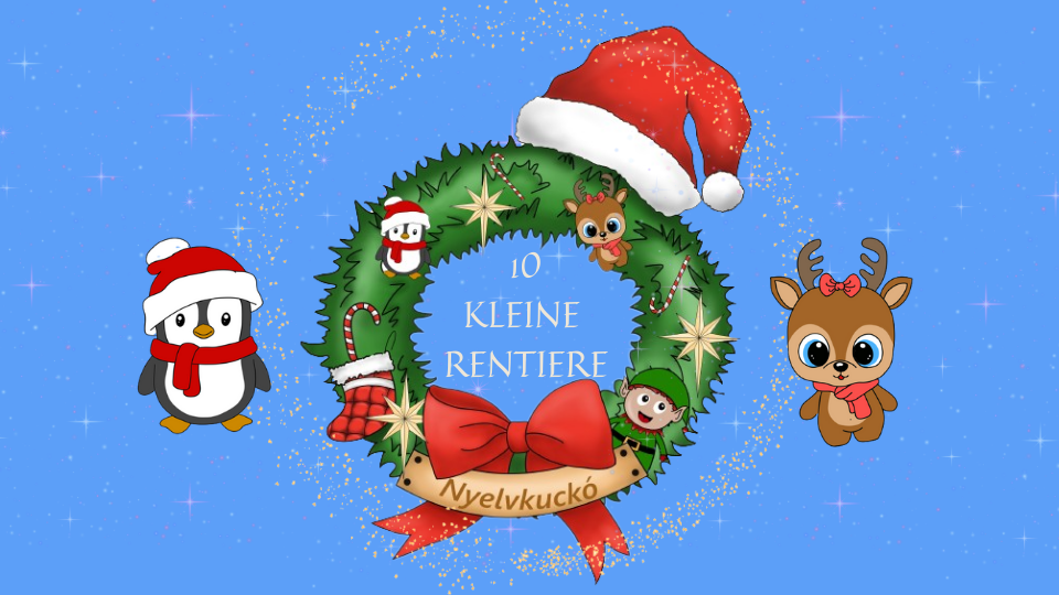 10 kleine Rentiere